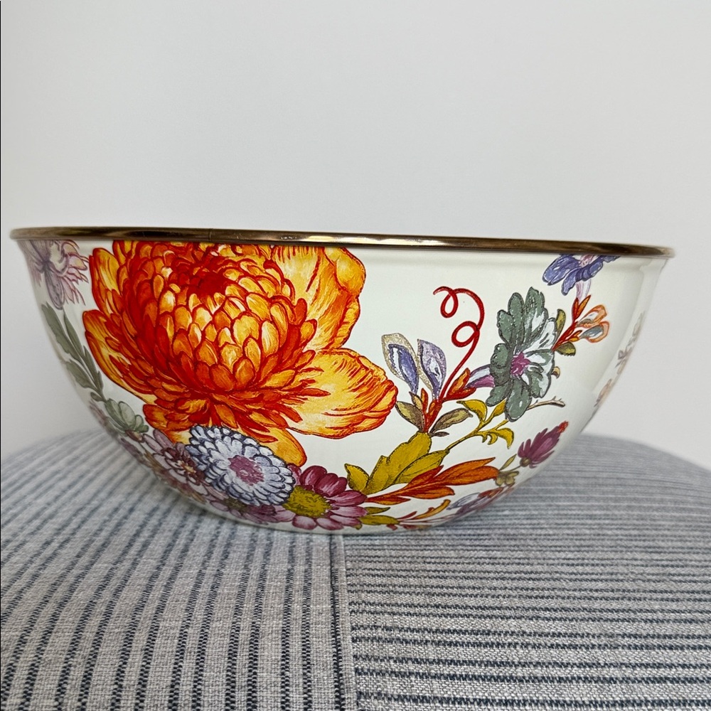 Mackenzie-Childs Flower Market Everyday Bowl, large.
